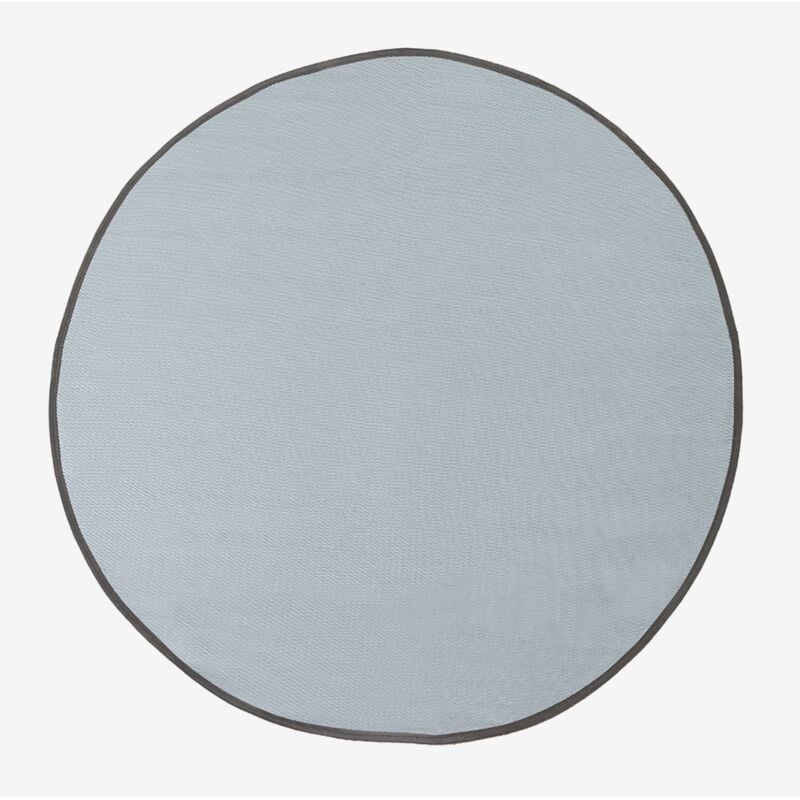 Sklum - Tapis extérieur rond (Ø170 cm) Tanida Gris bleu clair Ø170 cm