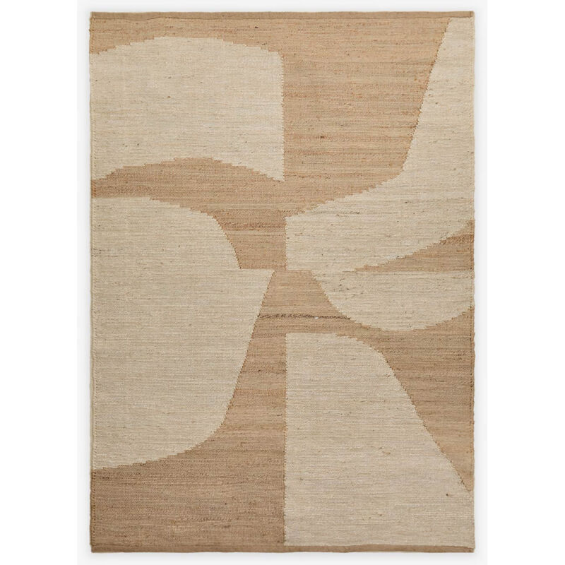 Sklum - Tapis en jute et coton Meira Couleurs Naturelles 230x160 cm