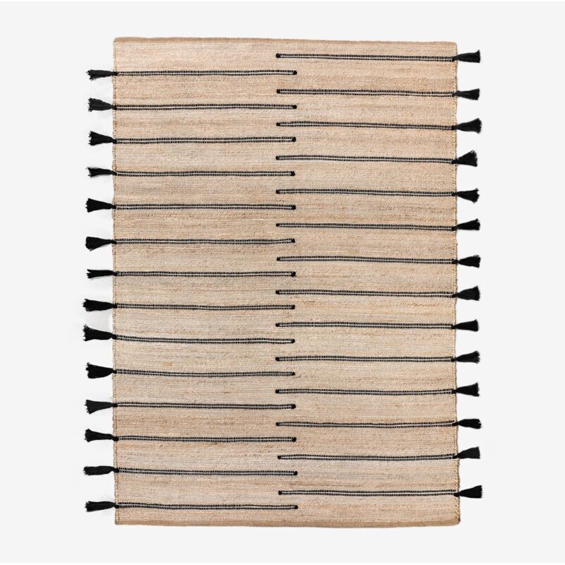 Tapis en tissu jute et Plamena SKLUM 230 x 185 cm