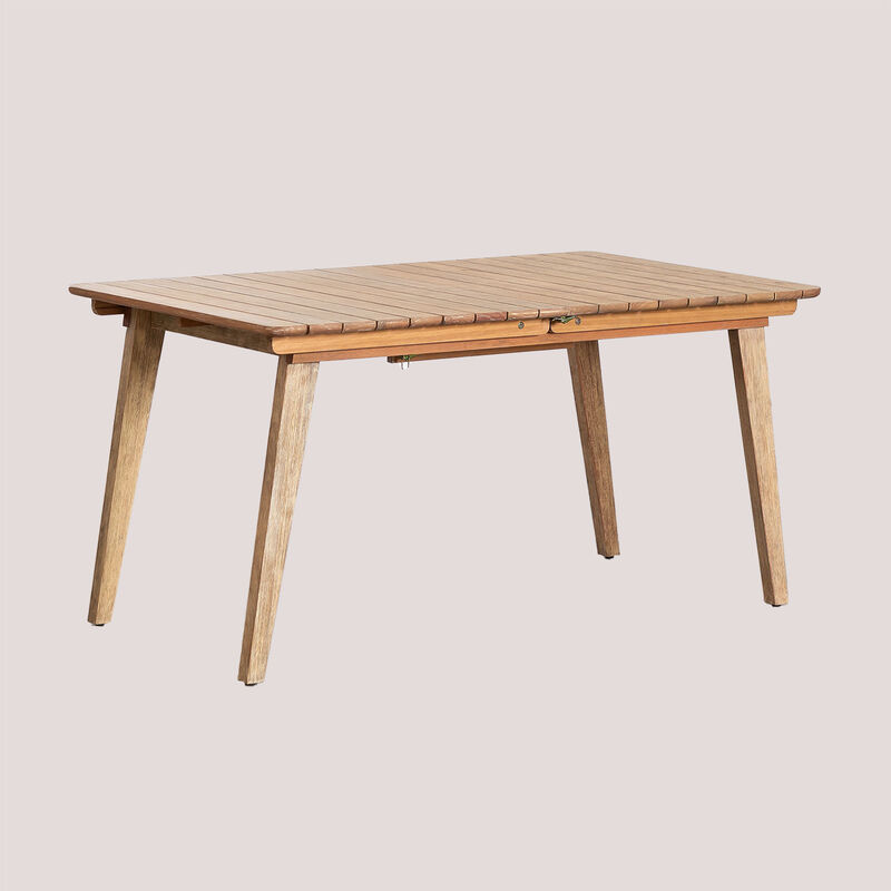 Tavolo da giardino in legno massello di teak per 6 persone Malte | Maisons du Monde
