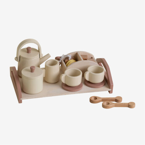 SKLUM Teeservice aus Holz Drusilla Kids Natürliche Farben                                  
