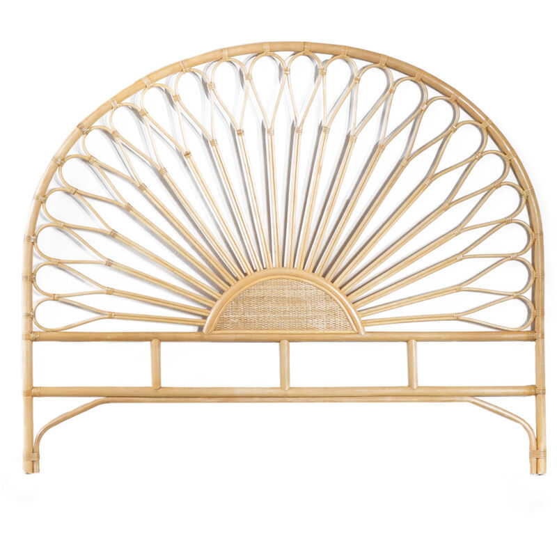 Sklum - Tête de lit pour lit 150 cm en Rotin Nucdari 150 cm
