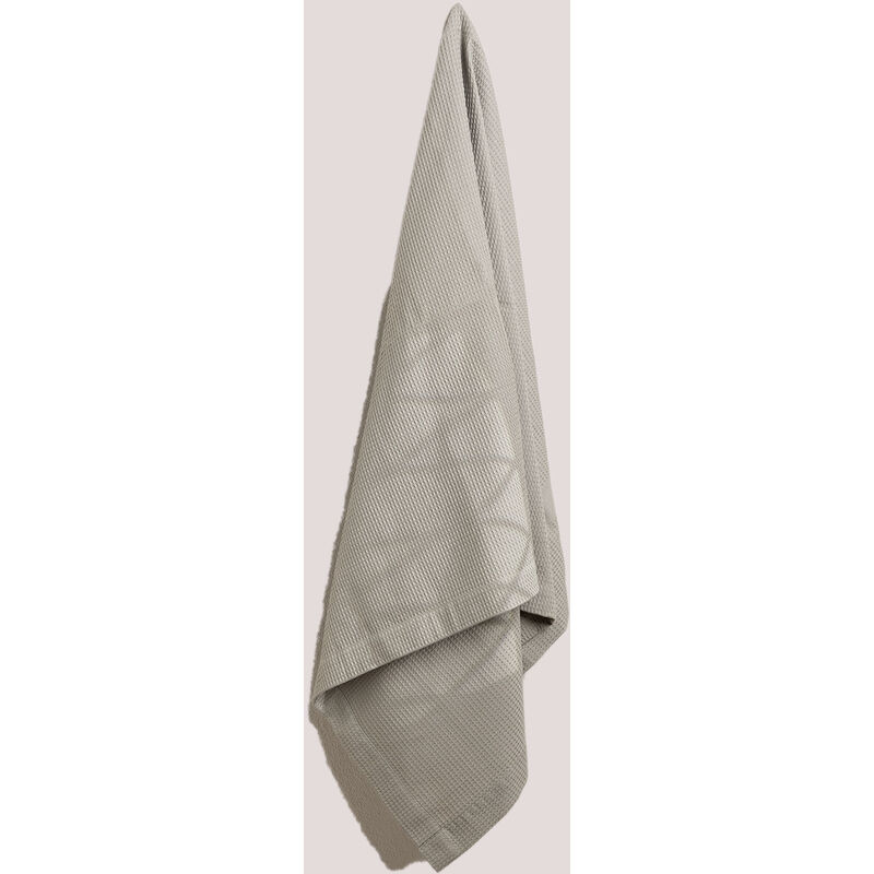 

Toallas de Algodón en 3 Tamaños Yara Gris 75 x 150 cm - Sklum
