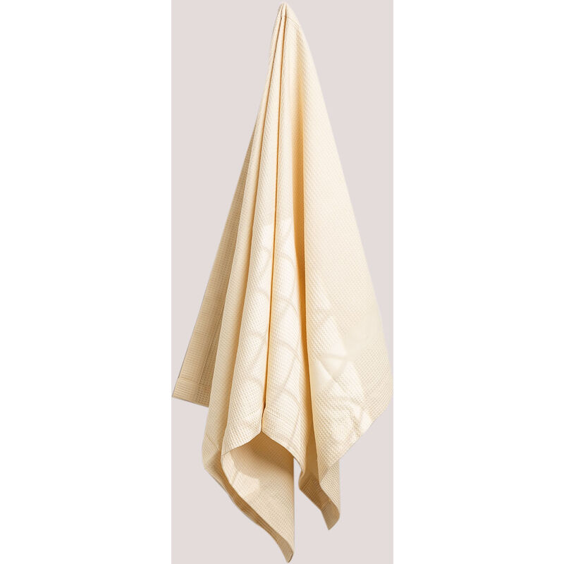 

Toallas de Algodón en 3 Tamaños Yara Beige Crema 75 x 150 cm - Sklum