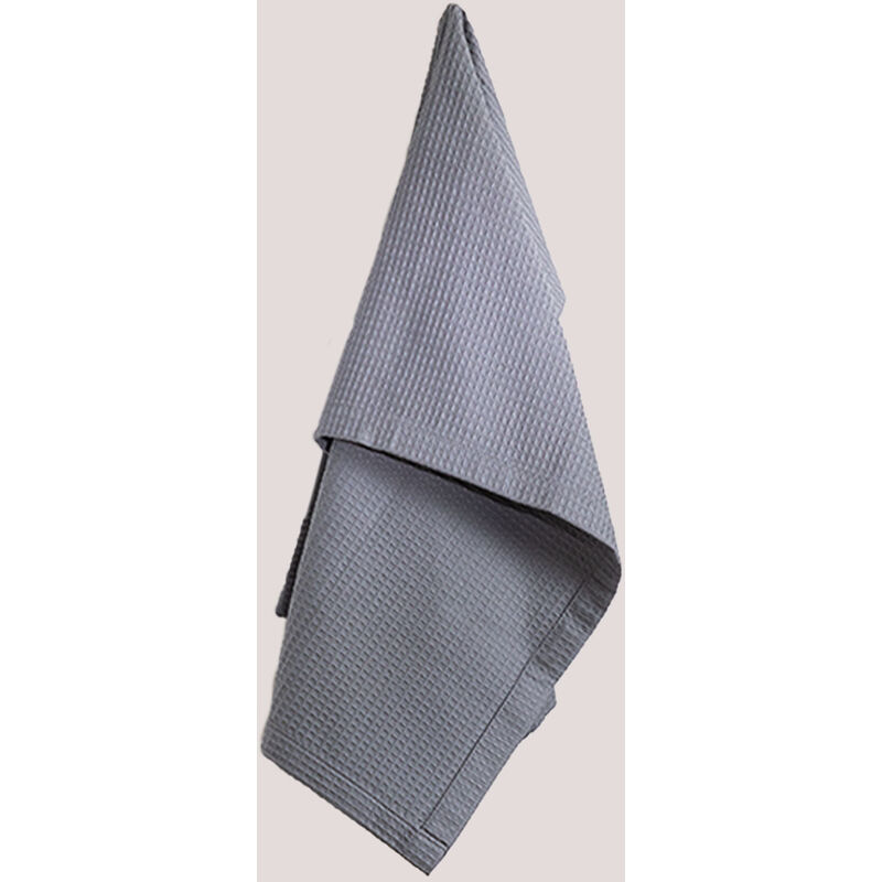 

Toallas de Algodón en 3 Tamaños Yara Gris Antracita 50 x 90 cm - Sklum