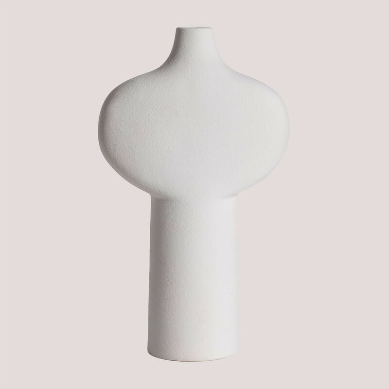 Sklum - Vase Céramique Boal Blanc - Blanc