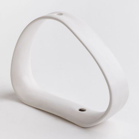 Sklum – Vase en céramique 16,5 cm – Design minimaliste – Pour compositions florales uniques – Résistant et facile à nettoyer