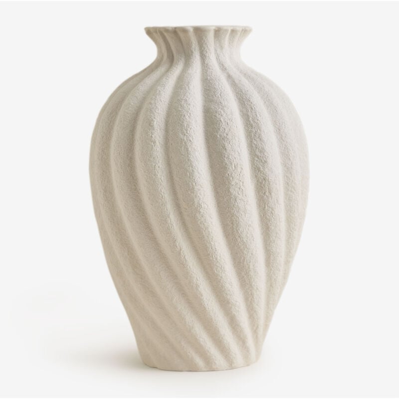 Vase en céramique de Géorgie Sklum Beige Crème
