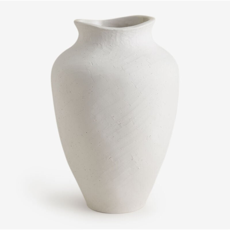Vase en céramique Gayle Sklum Beige Crème