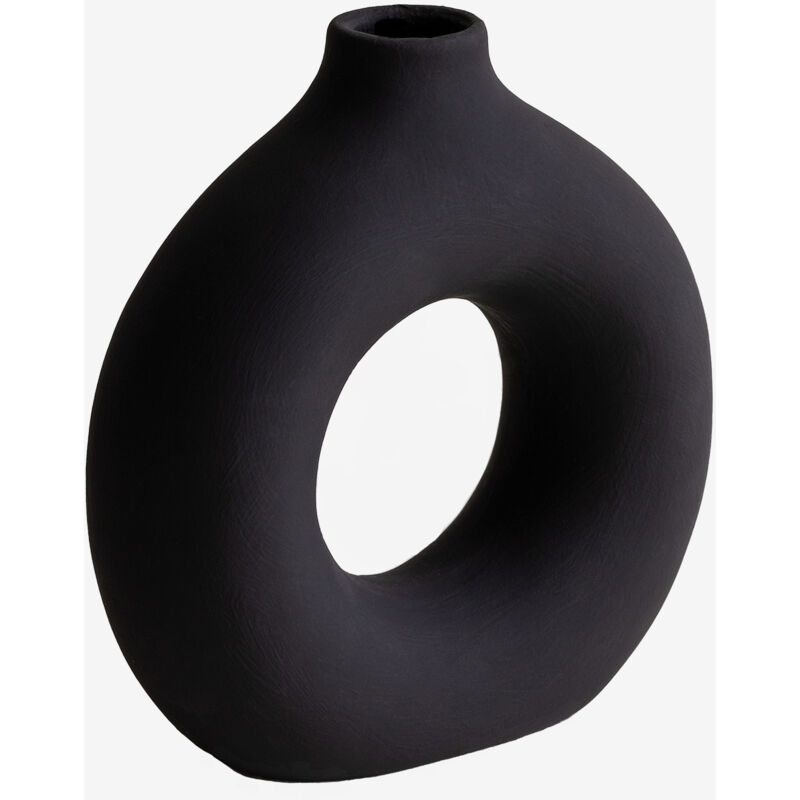 Sklum - Vase en céramique Dalita ↑18 cm Noir