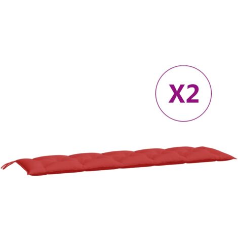 SKM Coussin de balancelle Rouge 180 cm Tissu
