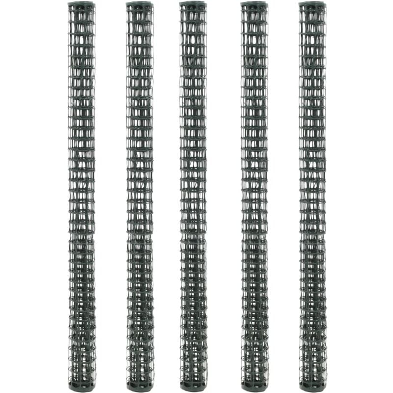 SKM - Mailles de clôture de jardin 5 pcs pehd 1x1,2 m Vert