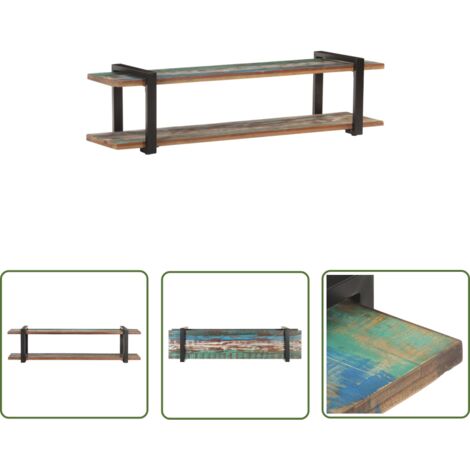 SKM Meuble TV 160x40x40 cm Bois de récupération massif