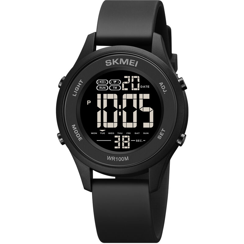 

1758 Reloj digital deportivo multifuncion Minimalista Reloj de pulsera unisex 100M Reloj cronografo impermeable para exteriores con cronometro /