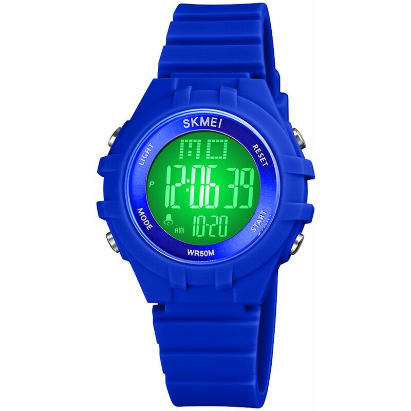 

Reloj digital para ninos para ninos, ninas, 7 colores, retroiluminacion LED, 5 ATM, resistente al agua, estudiantes, relojes deportivos, tiempo,