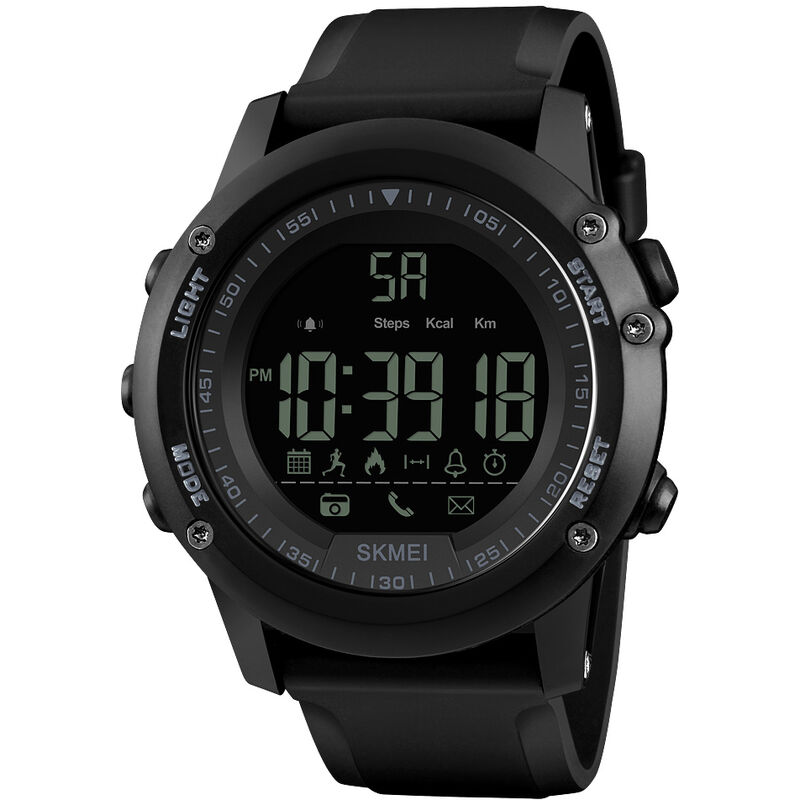 

SKMEI Sports Casual Men Smart Watch Relojes inteligentes masculinos 5ATM Resistente al agua Llamada APP Recordatorio Camara remota Rastreador