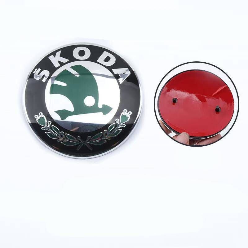Image of Skoda 3U0853621B MEL Plakette Emblem Logo Platte Frontklappe