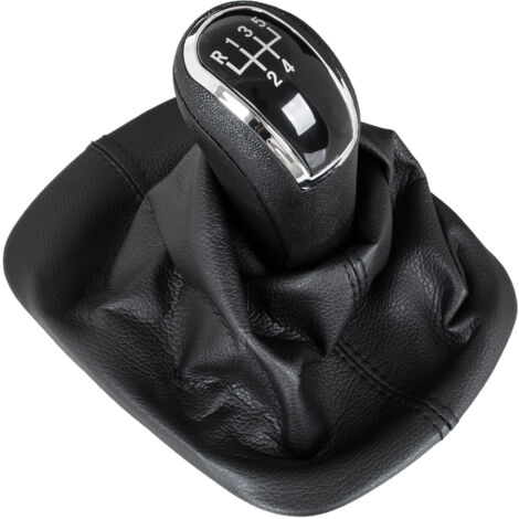 Skoda Fabia I 99-08 SCHWARZER Schaltknauf + DICHTUNG
