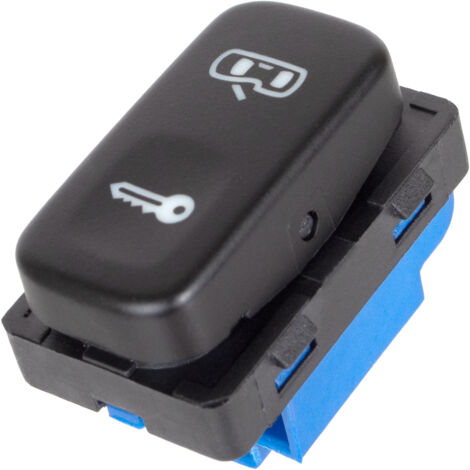 Skoda OCTAVIA II 04-13 interruptor de bloqueo de puerta VERDE