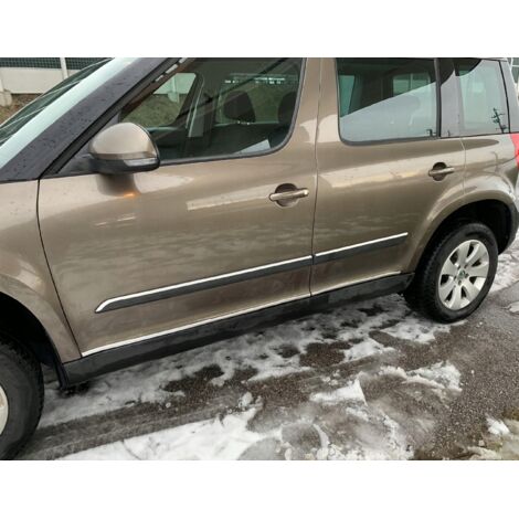 Skoda Yeti - Baguettes de portes latérales chromées