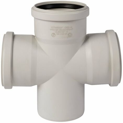 Skolan dB Safe Doppel-Abzweig DN90/90/90/87° Abwasserrohr