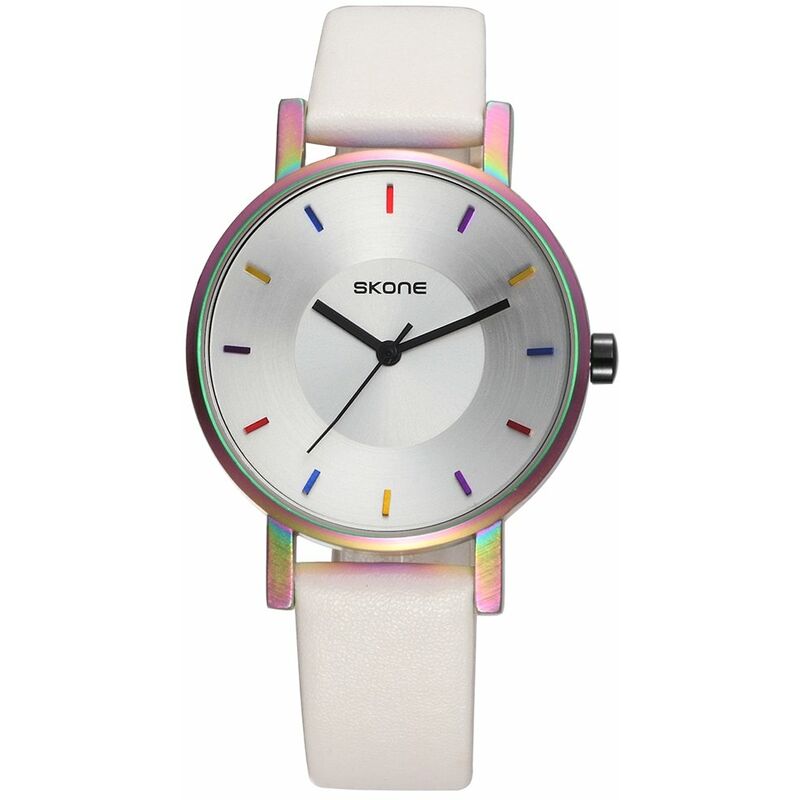 

relojes de pareja de cuarzo de lujo a la moda, a prueba de agua, reloj de cuero PU para amantes, reloj de pulsera informal para hombres y mujeres