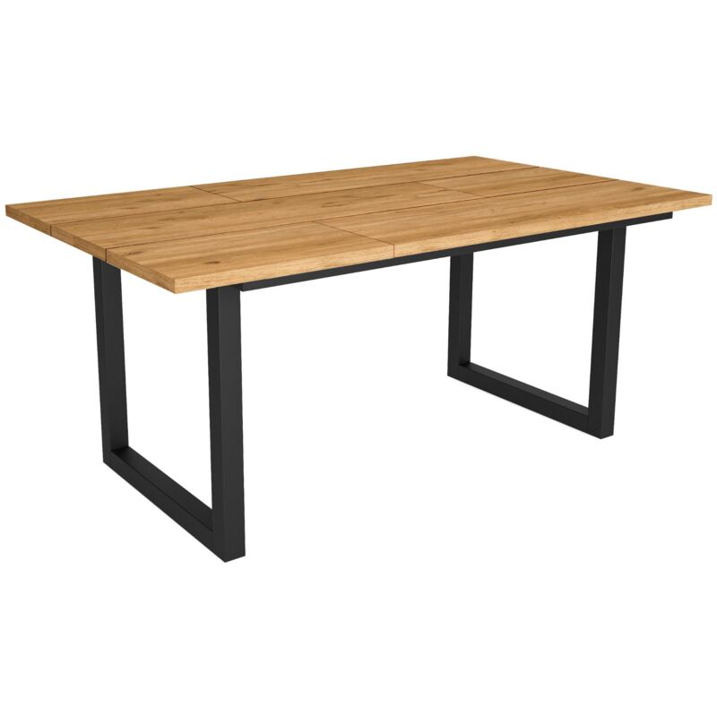 Table à manger, 8 personnes, 170, Robuste et stable grâce à sa structure et aux pieds solides, Idéal pour les rassemblements de famille, Chêne, Style