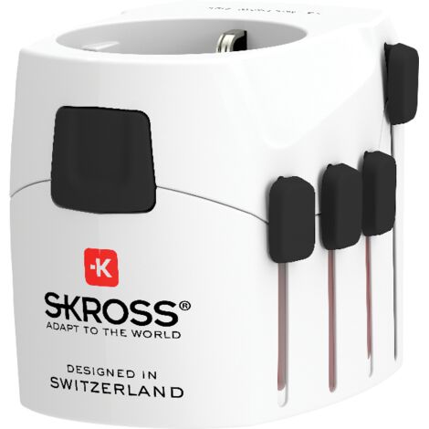 Skross 1.302539 Reiseadapter Pro World & USB