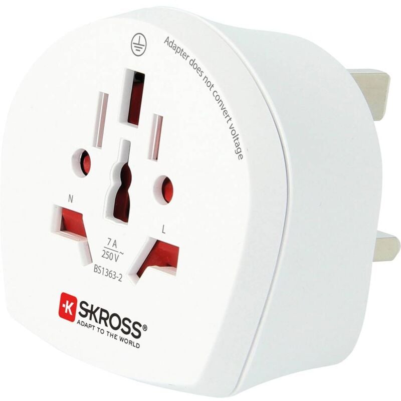 Skross - 1.500225-E Adattatore da viaggio ca w to uk (bs)