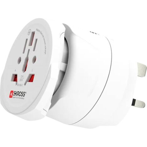 Skross 1.500231-E Adattatore da viaggio CO W to UK2