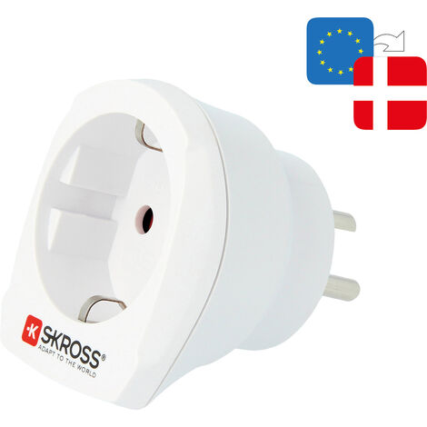 Skross 1.500232-E Reiseadapter CA EU to DEN