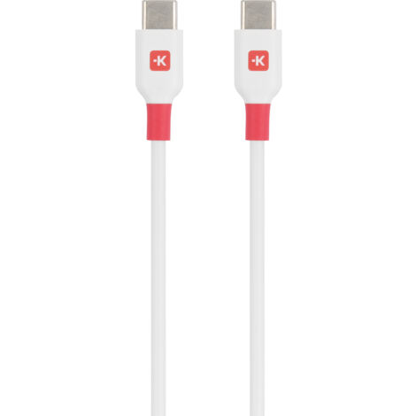 Skross USB-C® Kabel  USB 2.0 USB-C® 1.20 m Weiß  SKCA0019C-C120CN