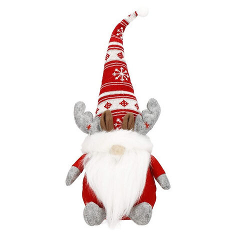 2 Pack Gnome Décorations de poupée en peluche, Noël Gnome fait à la main  avec chapeau violet, cloche, bonbons et boîte cadeau, décoration de Noël de  statue scandinave, fête