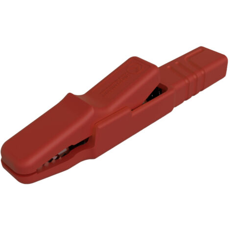 SKS Hirschmann AK 2 S Krokodilklemme Schraubklemme, Steckanschluss  Rot