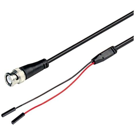SKS Hirschmann BNC AL 0,64 Cavo di misura BNC 1.20 m Nero 1 pz.