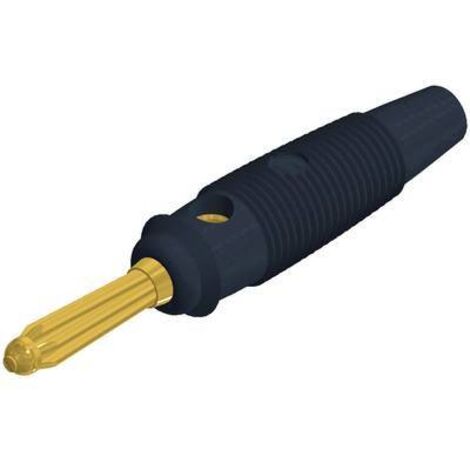 SKS Hirschmann BUELA 30 K AU Fiche banane mâle, droit Ø de la broche: 4 mm noir 1 pc(s) Y081721