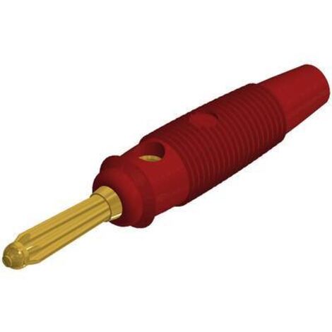 SKS Hirschmann BUELA 30 K AU Fiche banane mâle, droit Ø de la broche: 4 mm rouge 1 pc(s) Y081711