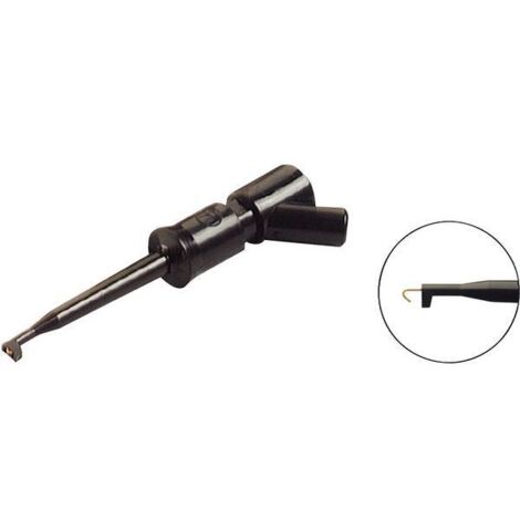SKS Hirschmann KLEPS 2 BU Sonda Connettore 2 mm CAT I Nero