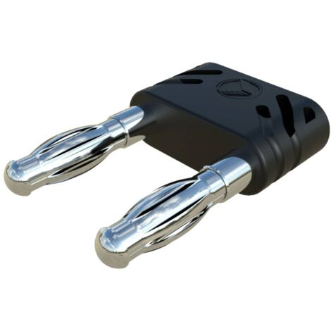 SKS Hirschmann KST sw 14/4 Ponticello di cortocircuito Nero Ø perno: 4 mm 1 pz.