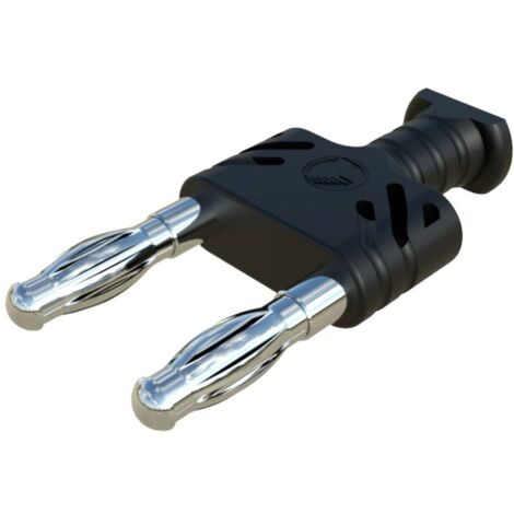 SKS Hirschmann KST ws 14/4 Ponticello di cortocircuito Nero Ø perno: 4 mm 1 pz.