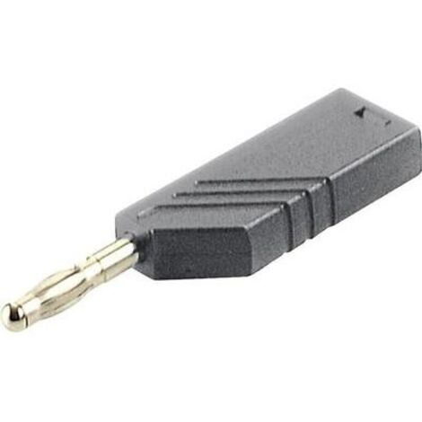 SKS Hirschmann LAS N WS grau Spina a lamelle Spina dritta Ø perno: 4 mm Grigio 1 pz.