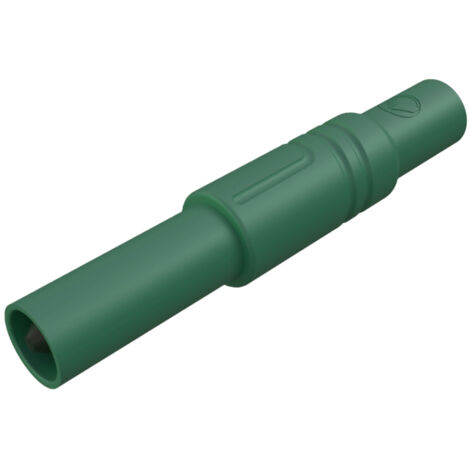 SKS Hirschmann LAS S G Sicherheits-Lamellenstecker Stecker, gerade Stift-Ø: 4 mm Grün 1 St.