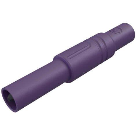 SKS Hirschmann LAS S G Sicherheits-Lamellenstecker Stecker, gerade Stift-Ø: 4 mm Violett 1 St.