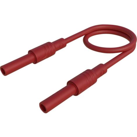 SKS Hirschmann MAL S BB 50/2,5 rt Cordon de mesure rouge 1 pc(s) W733623