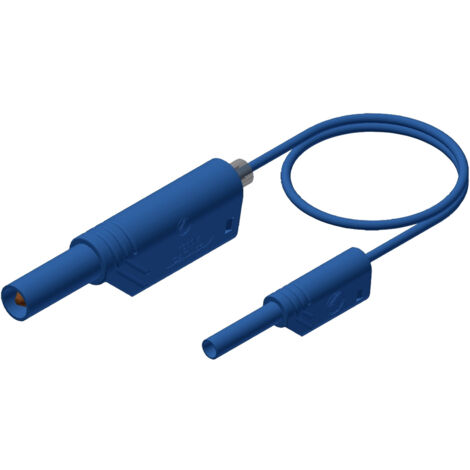 SKS Hirschmann MAL S WS 2-4 100/1 Sicherheits-Messleitung Lamellenstecker 4 mm Lamellenstecker 2 mm