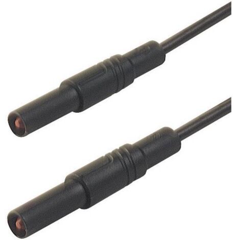 SKS Hirschmann MLS GG 200/1 cavo di misurazione nero 2m