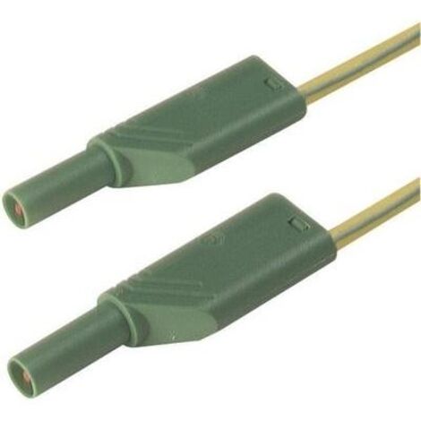 SKS Hirschmann MLS WS 100/2,5 Cavo di misura giallo 1 m