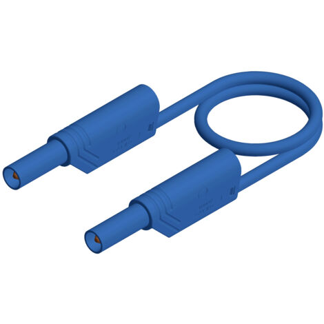 SKS Hirschmann MLS WS 200/2,5 bl Sicherheits-Messleitung Lamellenstecker 4 mm Lamellenstecker 4 mm 2
