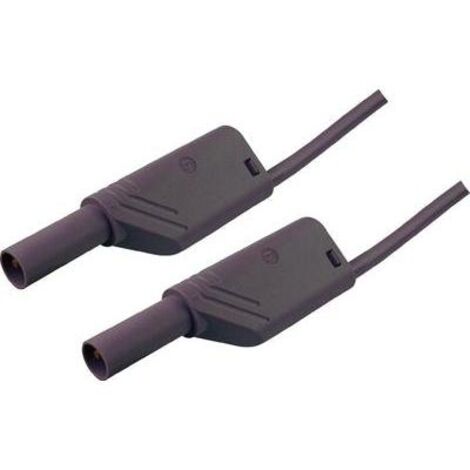 SKS Hirschmann MLS WS 200/2,5 Puntali di sicurezza [Spina a banana 4 mm - Spina a banana 4 mm] 2.00 m Violetto 1 pz.