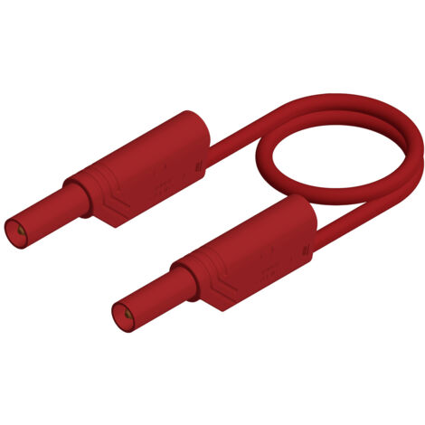 SKS Hirschmann MLS WS 200/2,5 rt Sicherheits-Messleitung Lamellenstecker 4 mm Lamellenstecker 4 mm 2